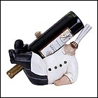 Hors d'oevres Chef Wine Bottle Holder