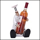 Sitting Baker Chef Wine Bottle Holder