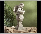 Cherub Bird Feeder on a Finial