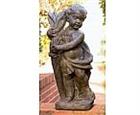 Garden Cherub with Autumn Decor Theme