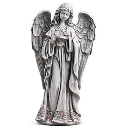 Kind Angel with Bird Sculpture