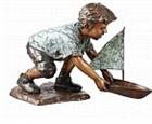 Sailing Boy Bronze Sculpture