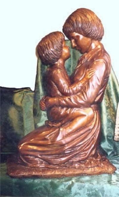 A Mother's Love is Divine Bronze Sculpture