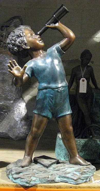 Young Space Scientist Statue