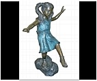 Balancing Girl Statue