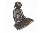 Little Reading Girl Sculpture