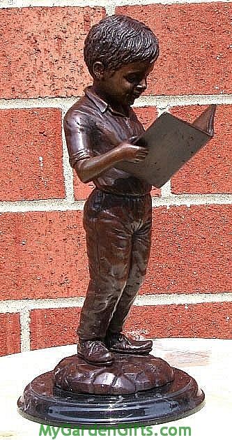 Bronze Thomas Reading Boy