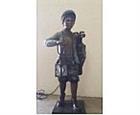 Golf Caddy Lamp Statue