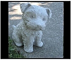 Curious Yorkie Statue