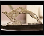 Running Greyhounds Sculpture