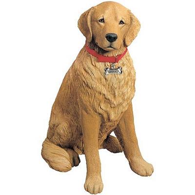 Large Golden Retriever Statue