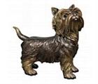 Cute Yorkshire Terrier Statue