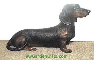 Bronze Dachshund Sculpture