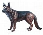 German Shepherd Sculpture