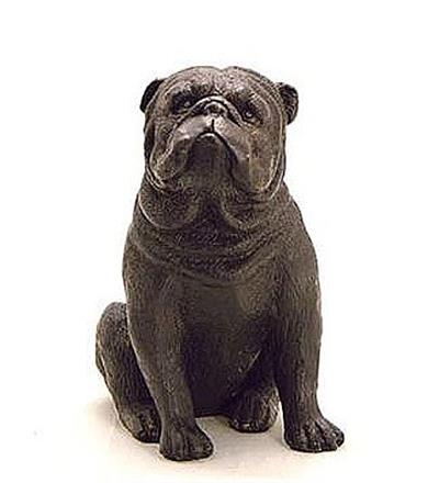 Small Cast Iron Bulldog Figurine