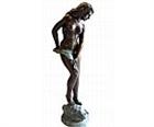 Woman by the Sea Bronze Fountain Statue