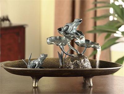 2 Frog Tabletop Fountain