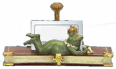 Frog Prince Business Card Holder