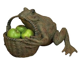 Frog Holding Planter