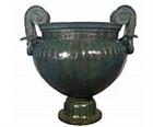 Elegant Snake Urn - Bronze