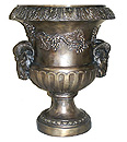 Rams Head Bronze Urn Large