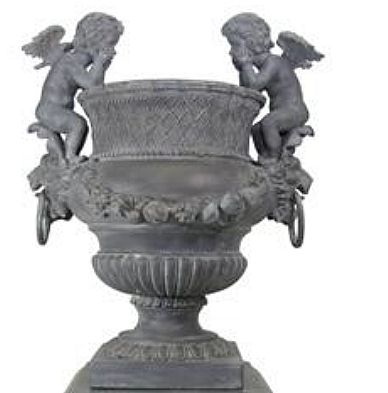 Thinking Cherubs Garden Urn