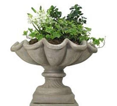 Swagged Garden Urn