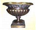 Wide Mouth Bronze Urn