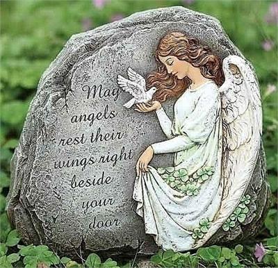 Irish Angel Garden Stone