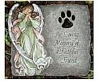 Paw Print Angel Stepping Stone