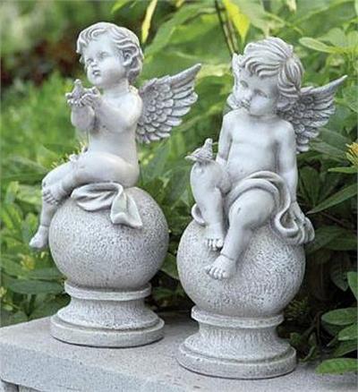 Cherub Finials Pair