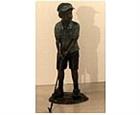 Young Golfer Boy on the Go Sculpture