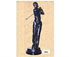 Male Golfer Sculpture - Bronze