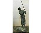 Bronze Golfer Man Sculpture