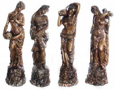 Women with the Urns - Set of Four