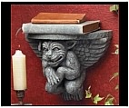 Gargoyle Wall Bracket and Shelf