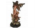 Summer Rose Fairy Bronze Sculpture with Base