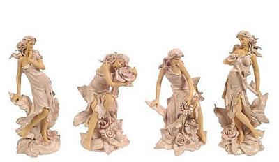 Flower Fairy Figurines Set