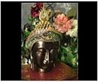 Thai Buddha Head Sculpture