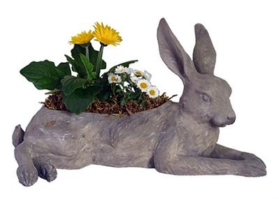 Lying Down Hare Statue