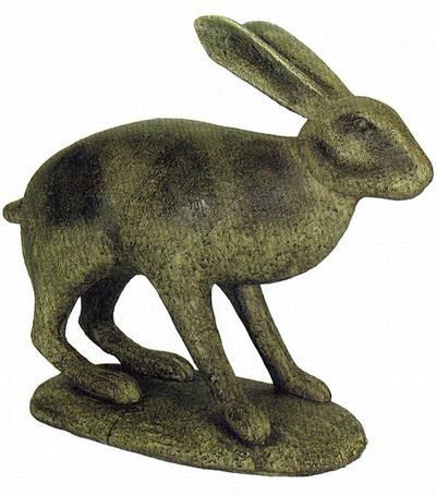 Standing Garden Bunny Sculpture - Large