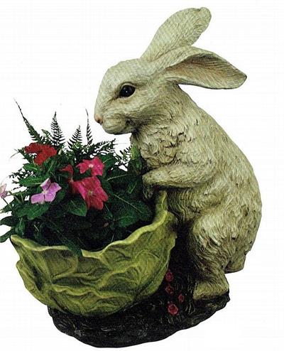 Country Rabbit Garden Planter