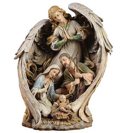 Indoor Holy Family Sculpture