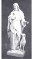 Jesus with Lambs Statue