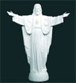 Life Size Sacred Heart of Jesus Statue - Marble