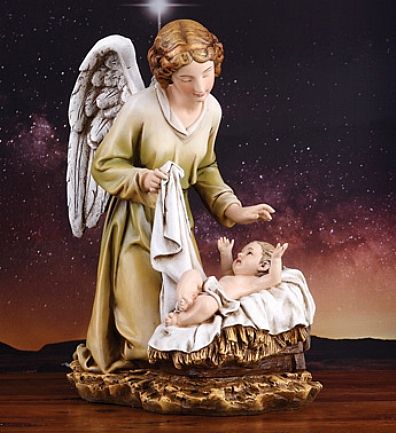 Baby Jesus with the Angel Statue