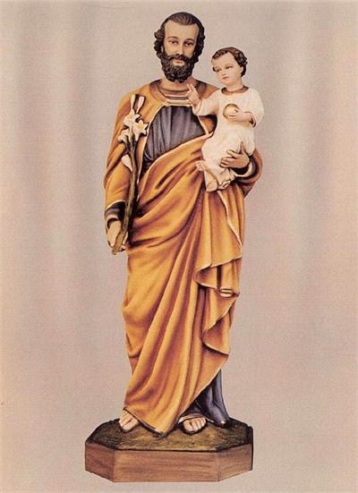 63"H Saint Joseph with Child