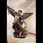 Bronze Life Size St Michael Statue with Sword