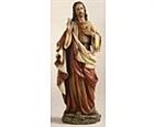 Sacred Heart of Jesus in Color Sculpture