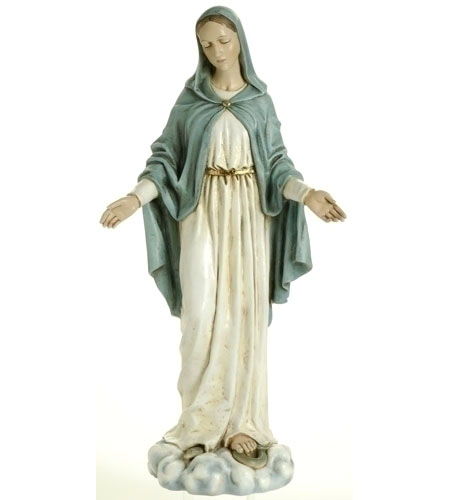 Blessed Virgin Mary Statue with Outstretched Arms